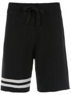 Osklen Shorts With Stripe Detail - Black