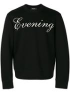 Dsquared2 - Evening Sweatshirt - Men - Polyurethane/viscose - L, Black, Polyurethane/viscose