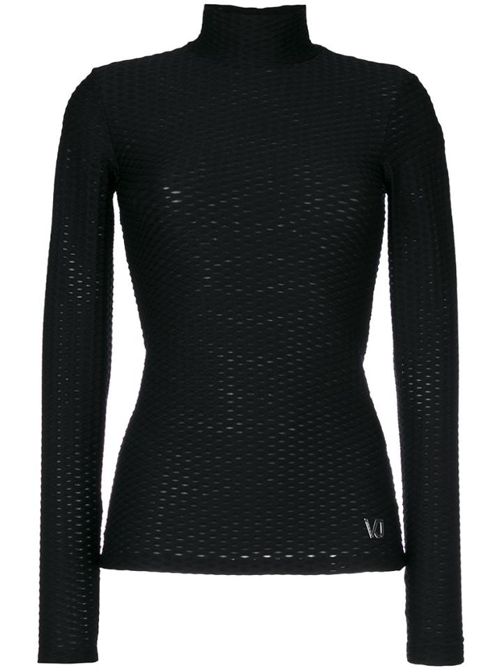 Versace Jeans Fitted Jumper - Black
