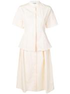 Jil Sander Shirt Midi Dress - Neutrals