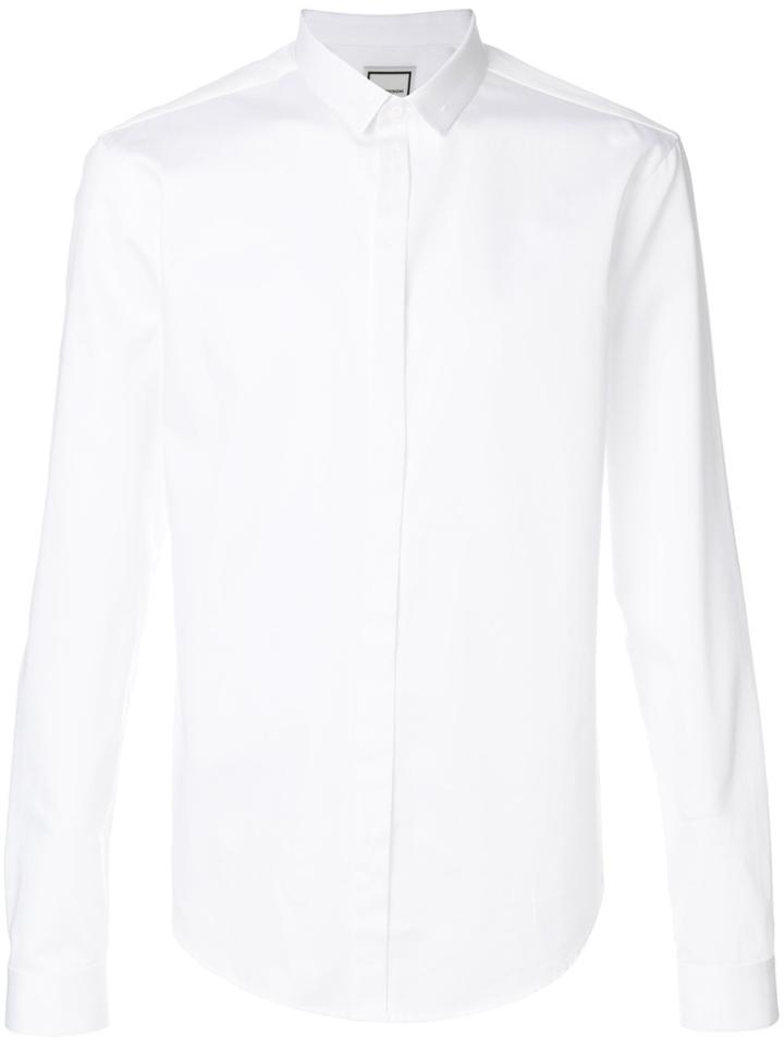 Wooyoungmi Skinny Collar Shirt - White