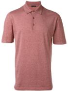 Kiton Classic Polo Shirt, Men's, Size: M, Pink/purple, Cotton