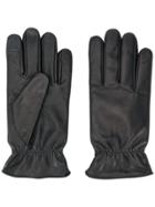 Calvin Klein Stitching Detail Gloves - Black
