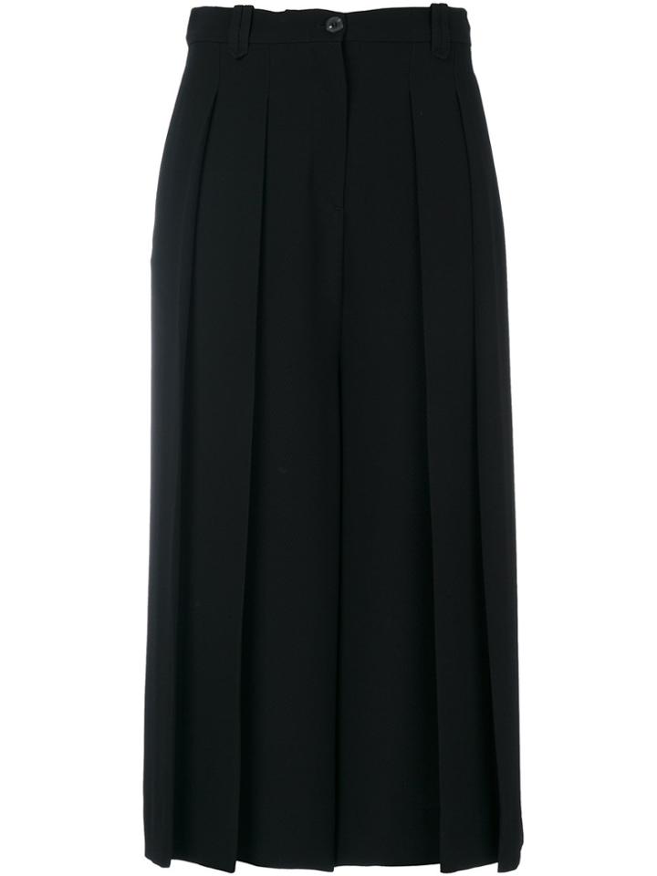 Mcq Alexander Mcqueen Decon Double Pleated Trousers - Black