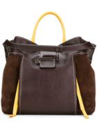 Tod's Double T Shopper Tote - Brown