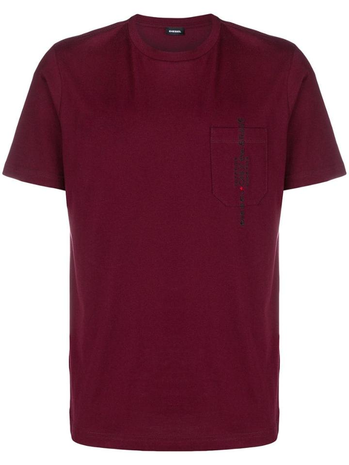 Diesel Loose Fitted T-shirt - Red