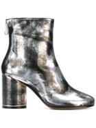 Maison Margiela Metallic Oil Slick Effect Socks Boots