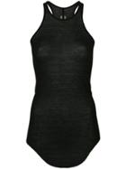 Rick Owens Long Ribbed Top - Black