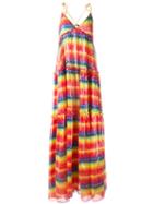 Daizy Shely Sequin Embellished Rainbow Dress, Women's, Size: 42, Polyester/acetate