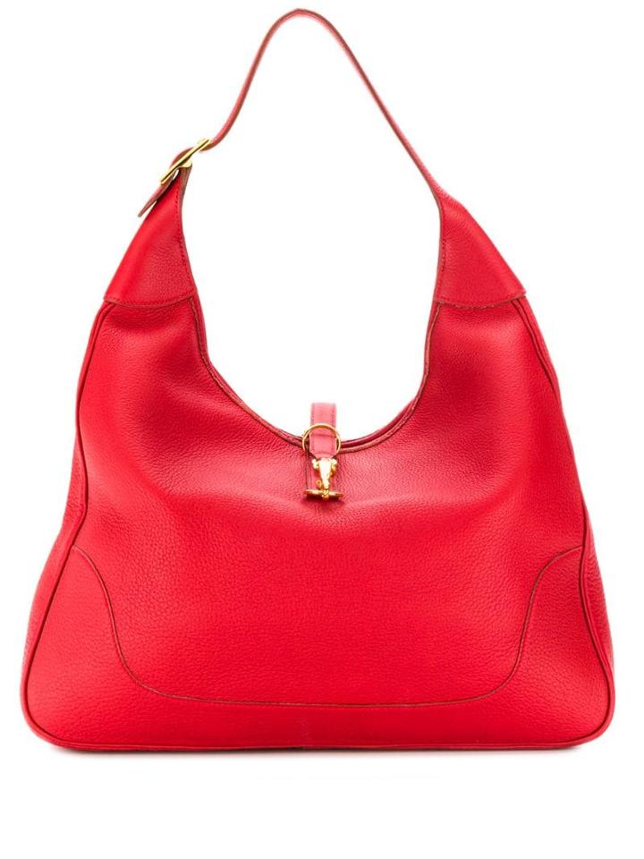 Hermès Pre-owned Trim Shoulder Bag - Red