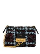 Mulberry Mini Keeley Houndstooth Sequins - Blue