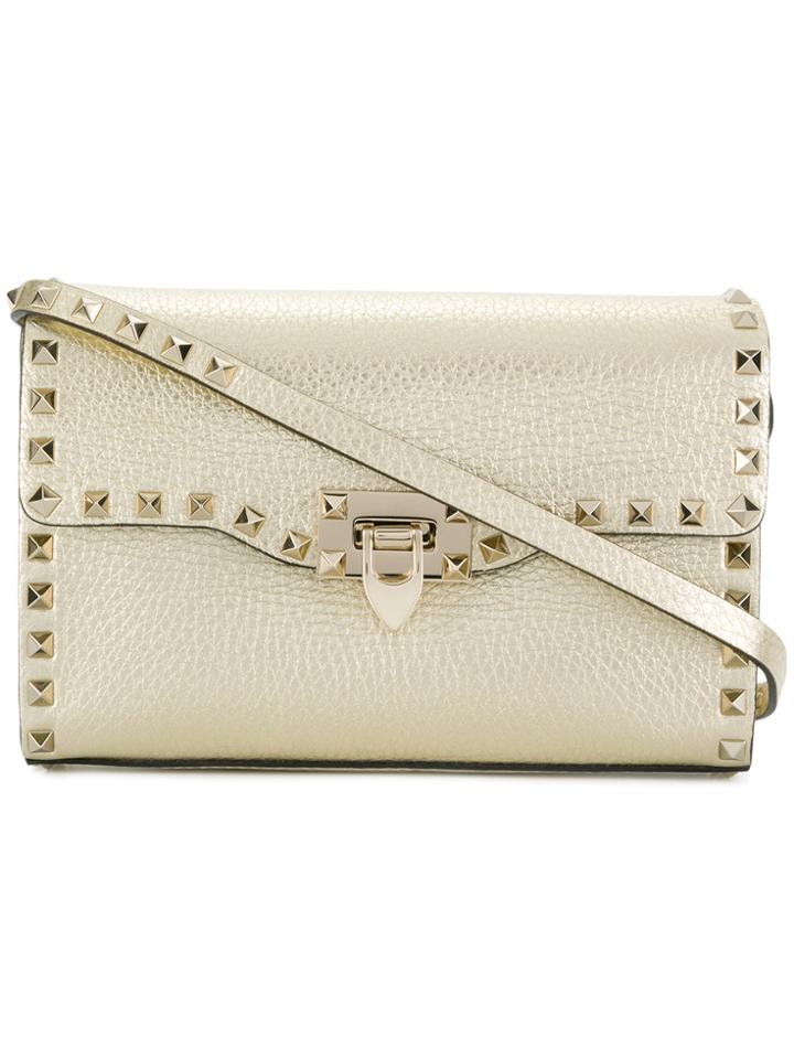 Valentino Valentino Garavani Rockstud Shoulder Bag - Metallic