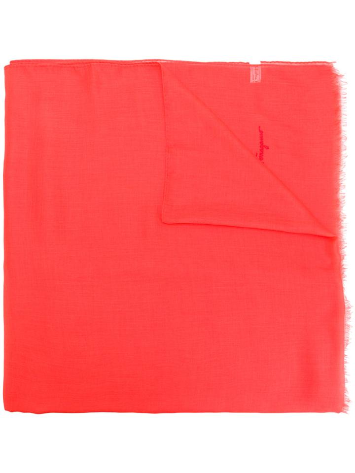 Salvatore Ferragamo Classic Cashmere Scarf - Red