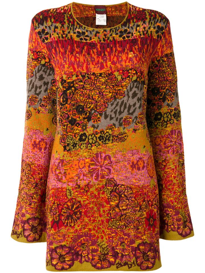 Kenzo Vintage Chenille Knit Jumper - Multicolour