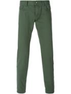 Dolce & Gabbana Slim Fit Jeans, Men's, Size: 54, Green, Cotton