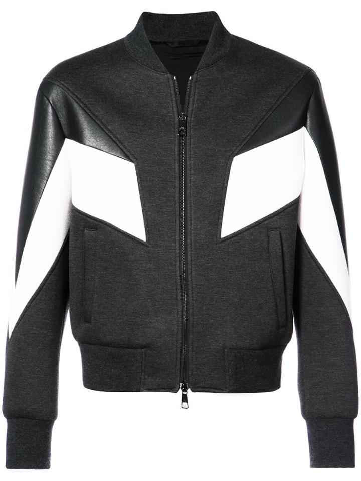 Neil Barrett Modernist Bomber Jacket - Grey