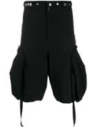 Poliquant Knee-length Cargo Shorts - Black