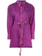 Matthew Adams Dolan Boxy Fit Long Sleeved Shirt - Pink