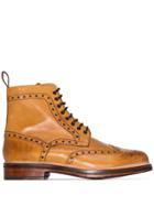 Grenson Fren Leather Boots - Brown