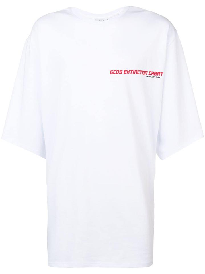 Gcds Gcds Extinction Chart T-shirt - White