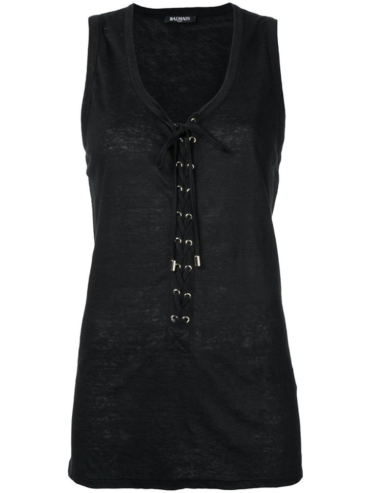 Balmain Loose-fit Tank - Black