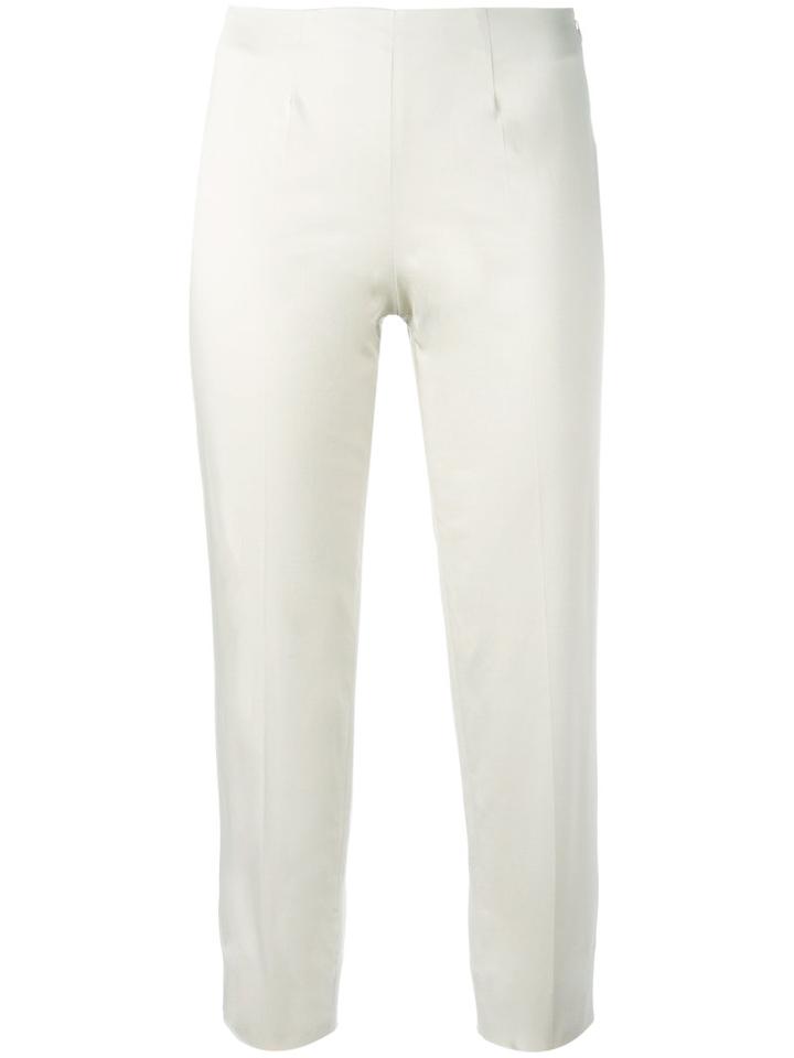 Piazza Sempione Audrey Cropped Trousers, Women's, Size: 38, Nude/neutrals, Cotton/spandex/elastane