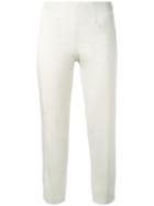 Piazza Sempione Audrey Cropped Trousers, Women's, Size: 38, Nude/neutrals, Cotton/spandex/elastane