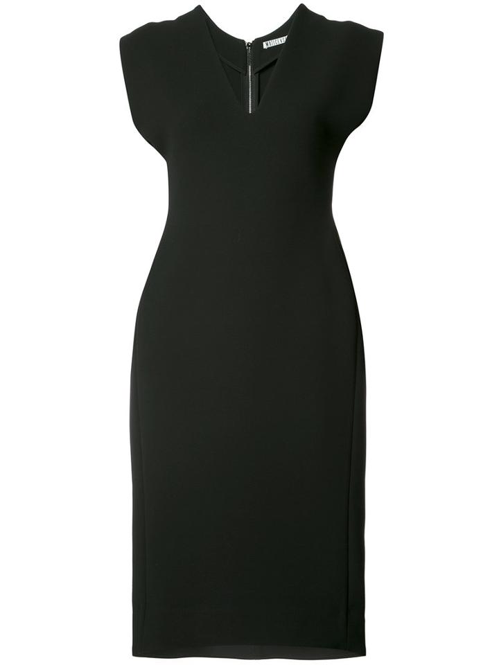 Maticevski - Fitted Midi Dress - Women - Polyester - 8, Black, Polyester