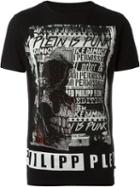 Philipp Plein People T-shirt, Men's, Size: L, Black, Cotton