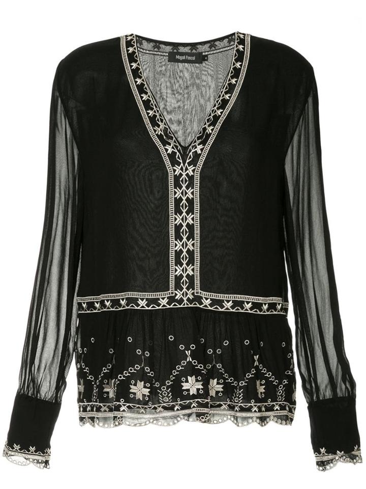 Magali Pascal Bohemian Blouse - Black