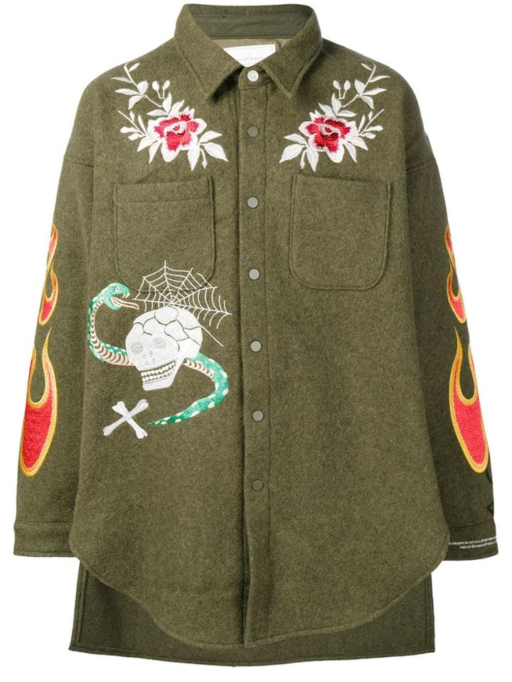Readymade Oversized Fit Shirt - Green