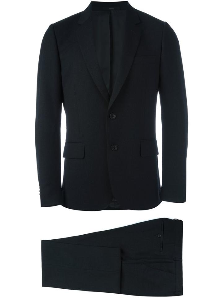 Paul Smith Two Piece Suit, Men's, Size: 44, Black, Cupro/wool