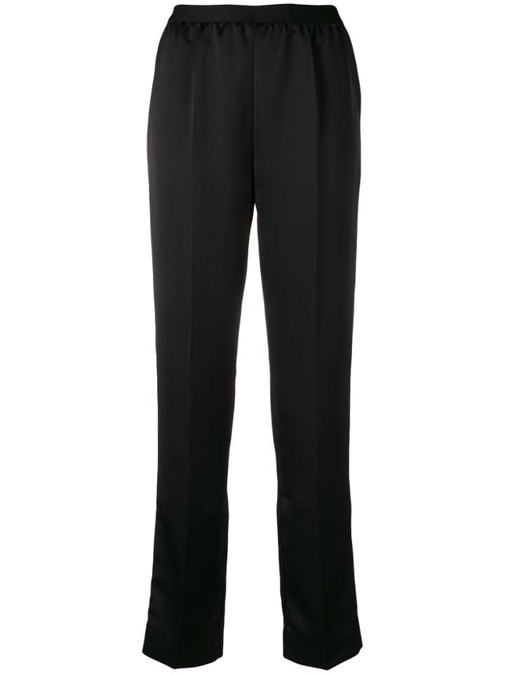 Maison Margiela High Waist Straight-leg Trousers - Black