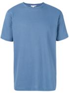 Sunspel Crew Neck Mesh T-shirt - Blue