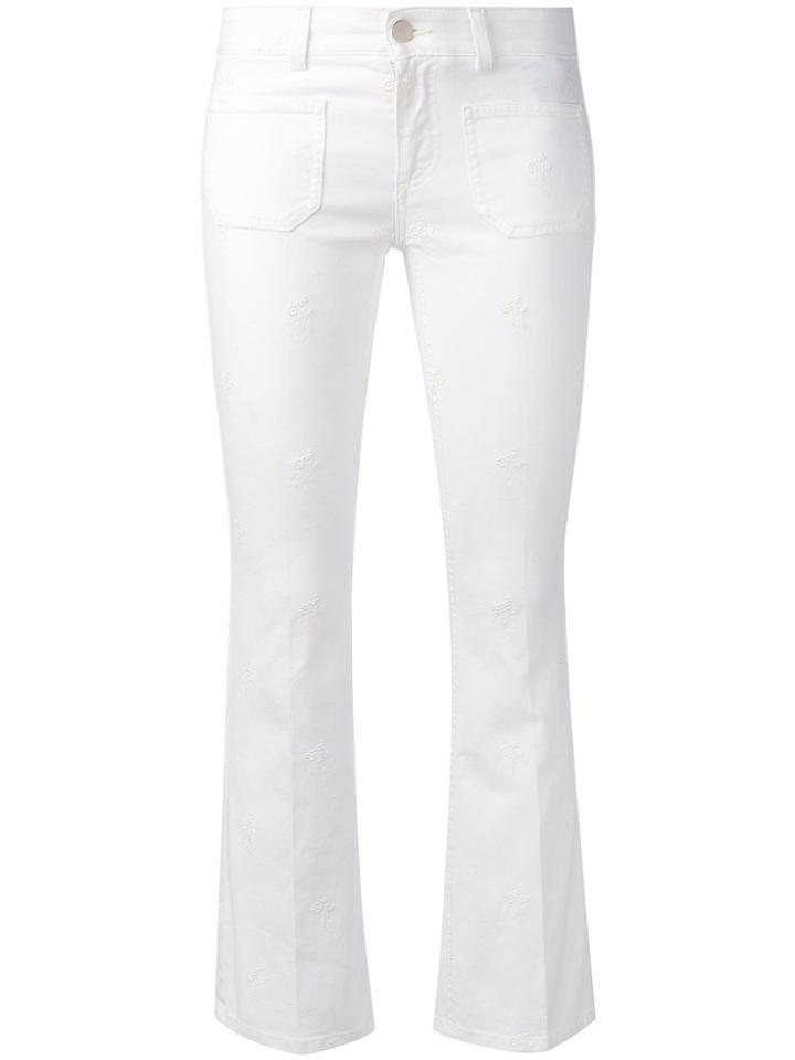 Stella Mccartney Cropped Jeans - White