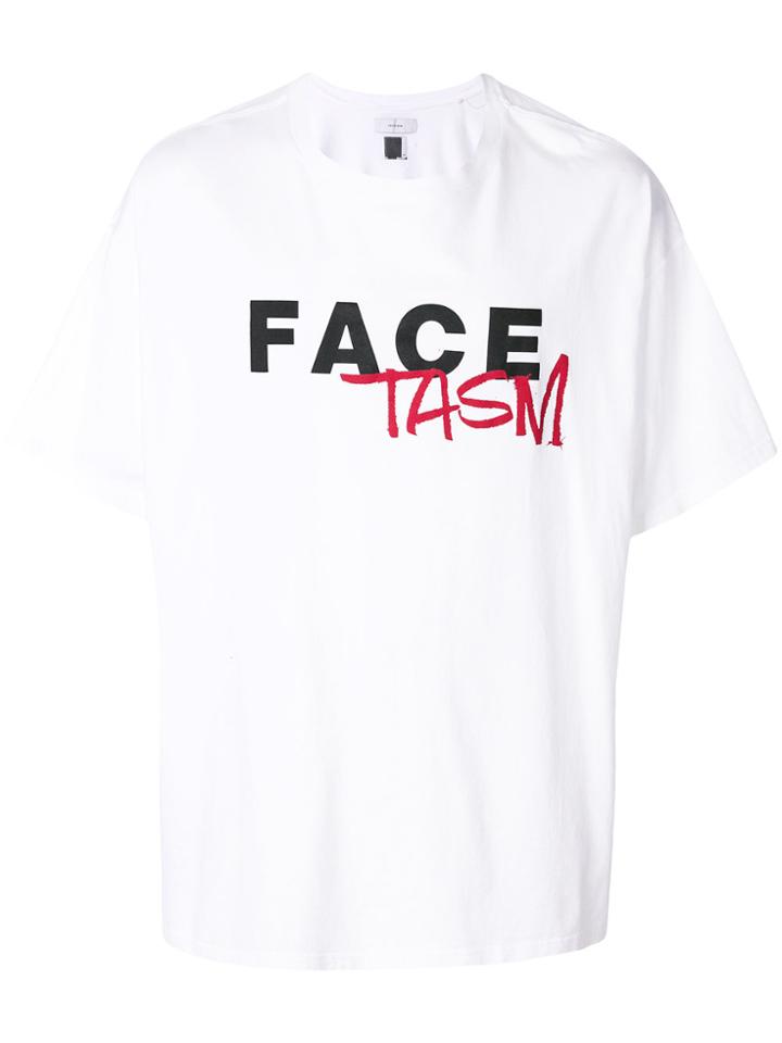 Facetasm Logo Print T-shirt - White