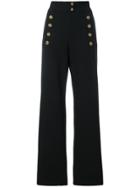Chloé Buttoned High-waisted Trousers - Black