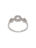V Jewellery Geometric Ring - Silver