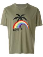 As65 Rainbow Palm Tree T-shirt - Green