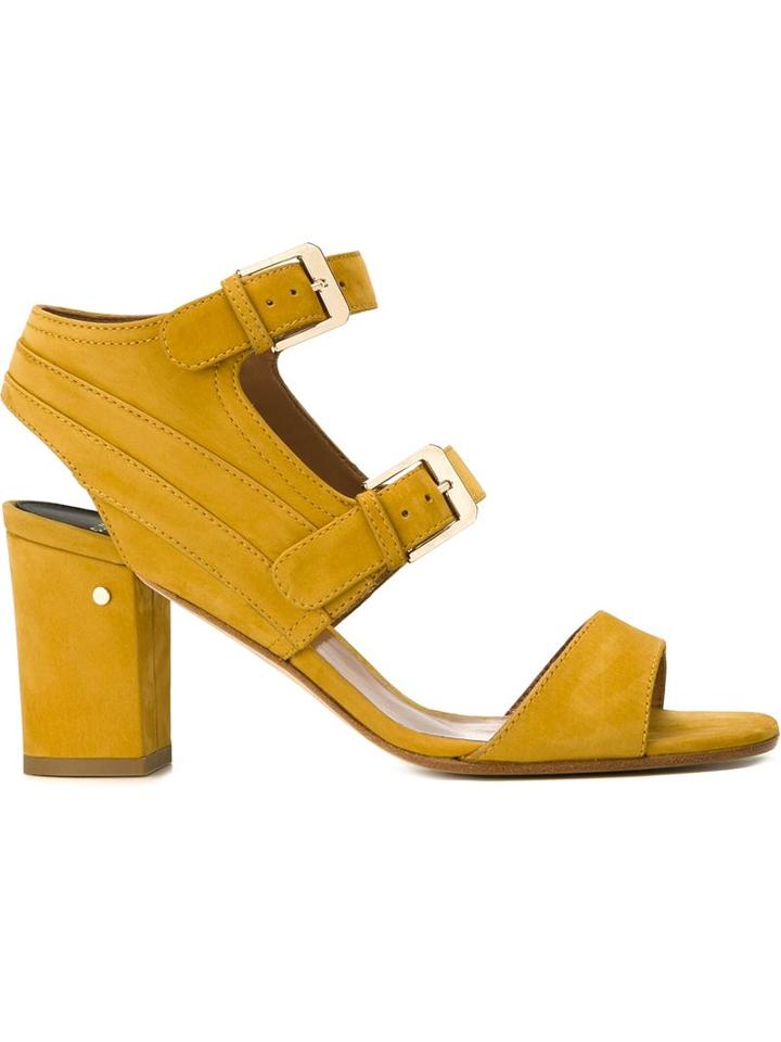 Laurence Dacade Klea Sandals, Women's, Size: 38, Yellow/orange, Nubuck Leather/leather