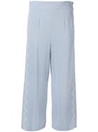 Red Valentino Cropped Trousers - Blue