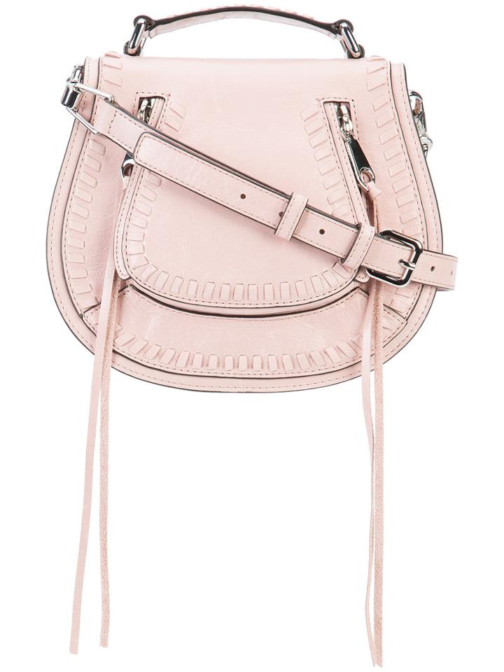 Rebecca Minkoff Vanity Sadle Crossbody Bag, Women's, Pink/purple, Calf Leather
