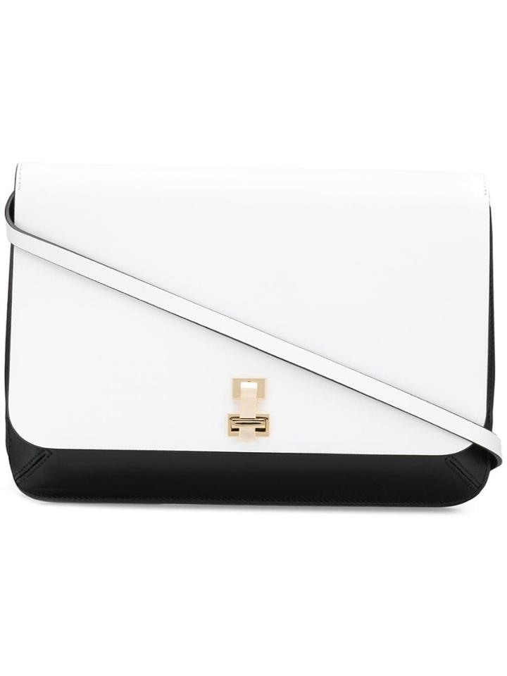 The Volon Bicolour Shoulder Bag - White