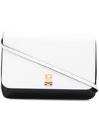 The Volon Bicolour Shoulder Bag - White
