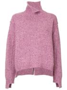 Le Ciel Bleu Turtleneck Jumper - Pink