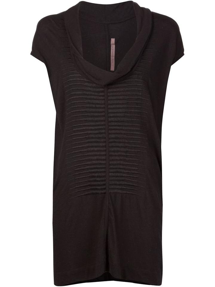 Rick Owens Lilies Draped Neck T-shirt