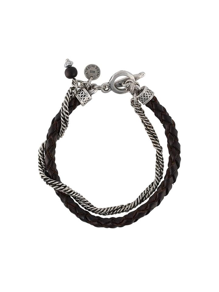 Eleventy Double Stranded Bracelet - Brown