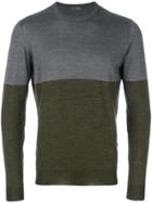 Drumohr Contrast Sweatshirt - Grey