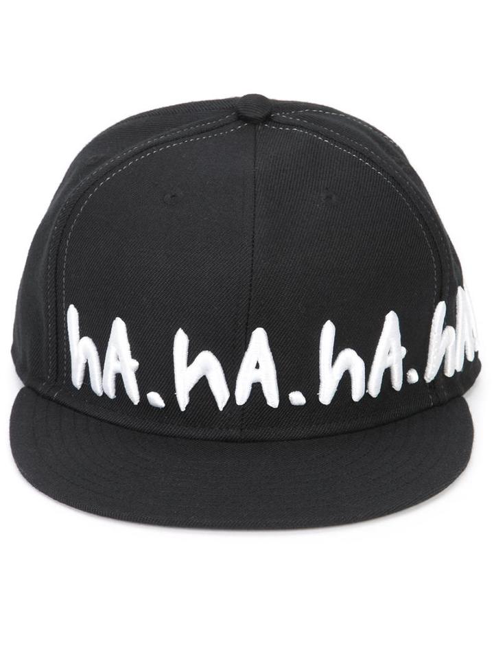 Haculla 'ha.' Print Cap, Adult Unisex, Black, Acrylic/wool