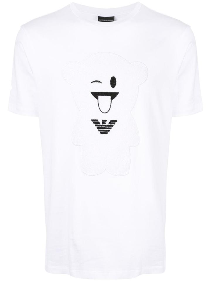 Emporio Armani Teddy Bear Patch T-shirt - White